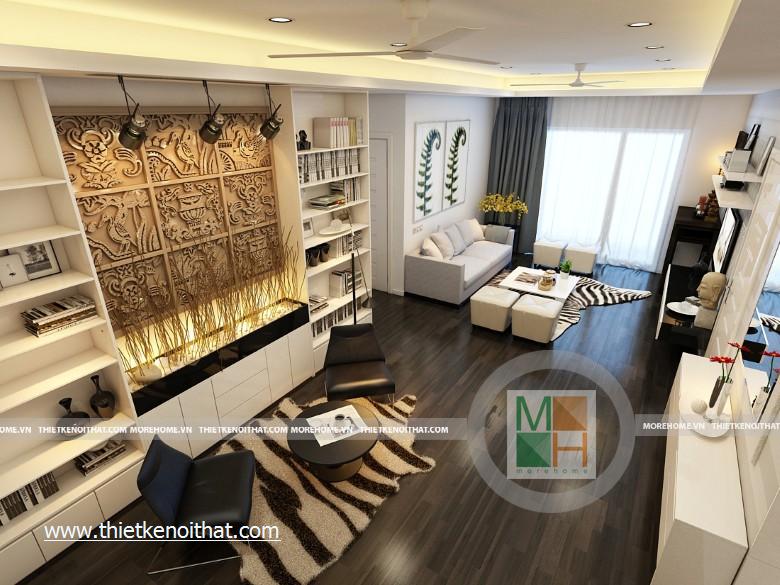 Thiết kế chung cư T&ocirc; Hiệu H&agrave; Đ&ocirc;ng - Nh&agrave; Chị L&ecirc;